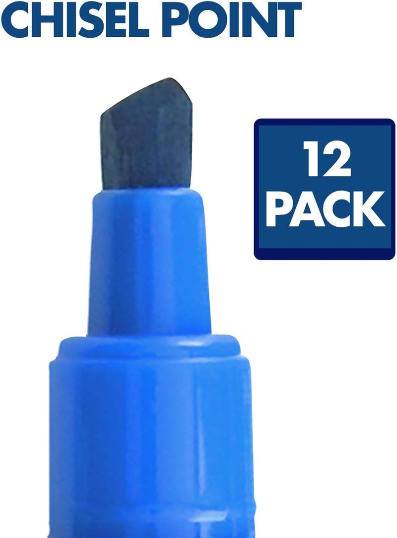 Quartet علامات جافة من كواترت مع علامات السبورة طرف مائل ألوان جريئة EnduraGlide أقلام السبورة الجافة ألوان متنوعة 12 عبوة 500120MA - Image 3