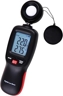 GAIN EXPRESS Gain Express Light Meter Digital Illuminance Luminometer up to 200,000 Lux Luxmeter Foot Candle/Lux Temperature Tester  - Image 1