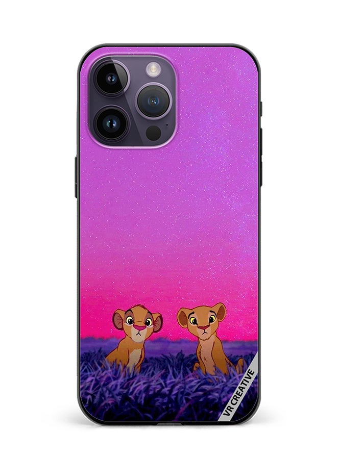 VR CREATIVE Protective Case Cover For Apple iPhone 16 Pro Lion King Design Multicolour - Image 1