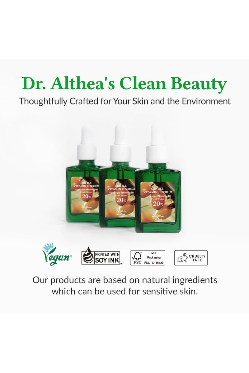 دي آر.ألثيا سيروم فيتامين سي لطيف  فوائد لون الجلد وتصبغته  لطيف على الجلد حتى لون الجلد  العناية بالبشرة النباتية الكورية لجميع أنواع الجلد (فيتامين سي لطيف) - Image 5