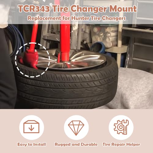 Luojiedejinbiao TCR343 Tire Changer Machine Duck Head Replacement for Hunter Tire Changers Mount / Demount Duckhead #221-675-2-B TC250 TC300 TC325 TC350 TC2000 TC3250 TC3300 TC3305 TC3315 TC3500 TC3700 TC3715 TC3900 - Image 5