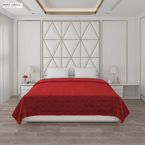 Monte Carlo Orion (850 GSM) Luxury Weaving Jaquard Double Bed Blanket for Heavy Winter Size (2.20 m x 2.40 m) 4.5 KG - Image 2