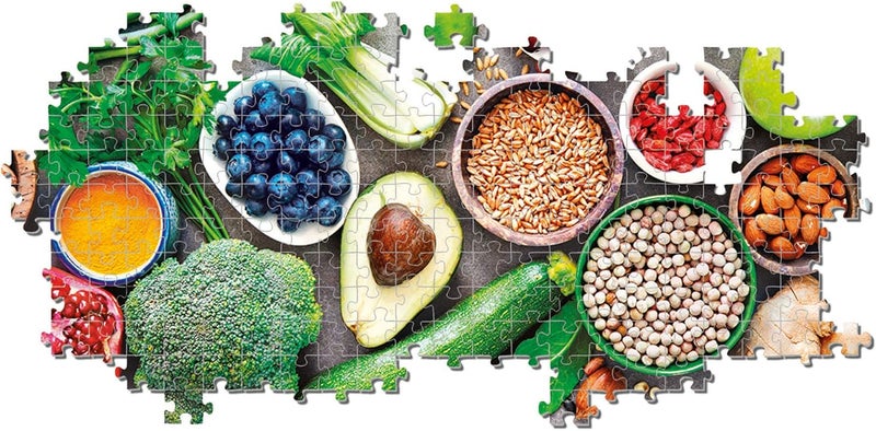 Clementoni 39518 Healthy Veggie Puzzle 1000 Pieces, Panorama Puzzle, Skill Game for the Whole Family, Colourful Tile Game, Adult Puzzle from 9 Years - Image 3