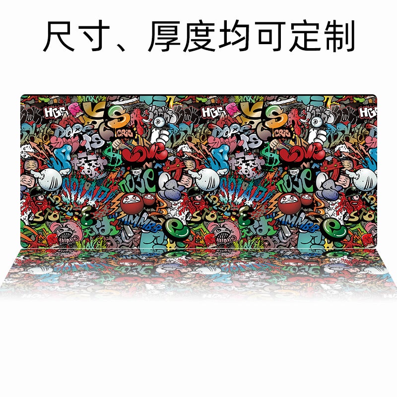 Pure Black Mouse Pad Large Pad To Map/Make Office Keyboard Pad Game Table Pad Mousepa Factory - Image 3