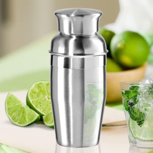 OGGI Mini Cocktail Shaker 10oz - Stainless Steel - Ideal Single Serve Martini Shaker, Great Small Size Suitable for Mini Bar, On the Go, Travel, RV, Camping - Image 5