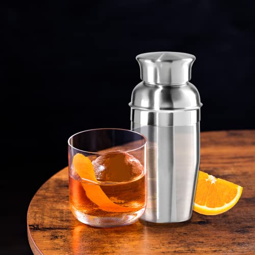 OGGI Mini Cocktail Shaker 10oz - Stainless Steel - Ideal Single Serve Martini Shaker, Great Small Size Suitable for Mini Bar, On the Go, Travel, RV, Camping - Image 3