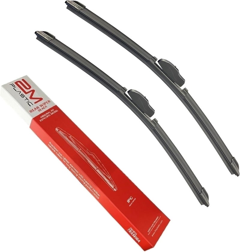 2M PLASTIC Front and Rear Wiper Blades For Honda PILOT 2023-2024 26" 22" 14" Premium All-Season OEM Quality - Image 2