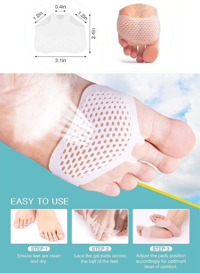 HY - Heel Cushion Inserts and Metatarsal Pads for Women, 14 pieces heel inserts, Silicone Shoe Pads Insoles for High Heels, Blister Prevention for Too Big Shoes - Image 1