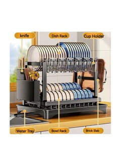 Generic Dish Drying Stand, Kitchen Dish Drainer, Dish Filter Sink Drainer,  Plate Cutlery Rack, Cup Rack  - Image 2