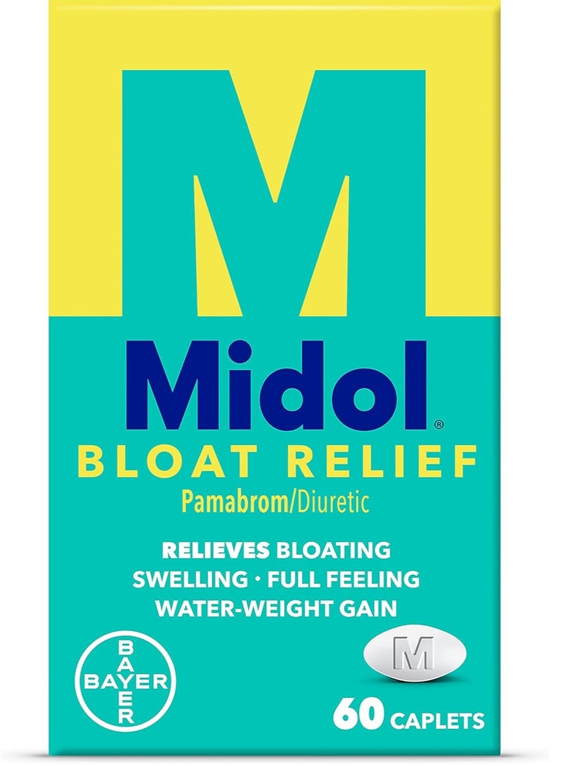 Midol Bloat Relief With Pamabrom, 60 Caplets - Image 1