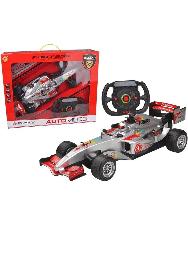 null - 2.4G Radio Control High Speed Car 1/10 Scale F1 R/C Race Car For Kids - Image 1