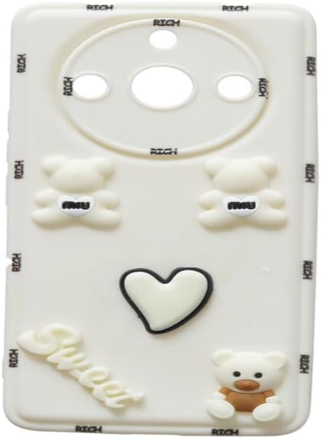 Plastic Back Cover For Realme 11 Pro, Off White Beco-201