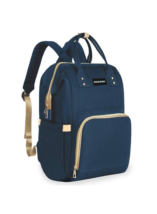 PACKNBUY Diaper Bag For Mothers Mom Stylish Travel Baby Bags Blue - Image 1