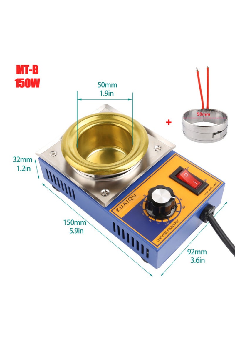 مجموعة أوروبية 200 واط، فرن لحام 200/250/300 واط، معدات فرن صهر القصدير، فرن لحام، تحكم في درجة الحرارة