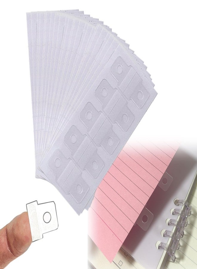 XLANMAY 300pcs Small Hole Reinforcement Stickers Clear Sturdy Ring Binder Stickers Self-Adhesive Hole Labels Paper Hole Reinforcement Office School Supplies for Ring Binder Bill Paper Photos Postcards - Image 1