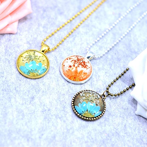 HAUTOCO 1.18 inch/30mm Round Glass Cabochons Clear Dome Cabochons Tiles for DIY Craft Photo Charms, Cameo Pendants, Rings, Necklace and Jewelry Making, 40PCS - Image 5