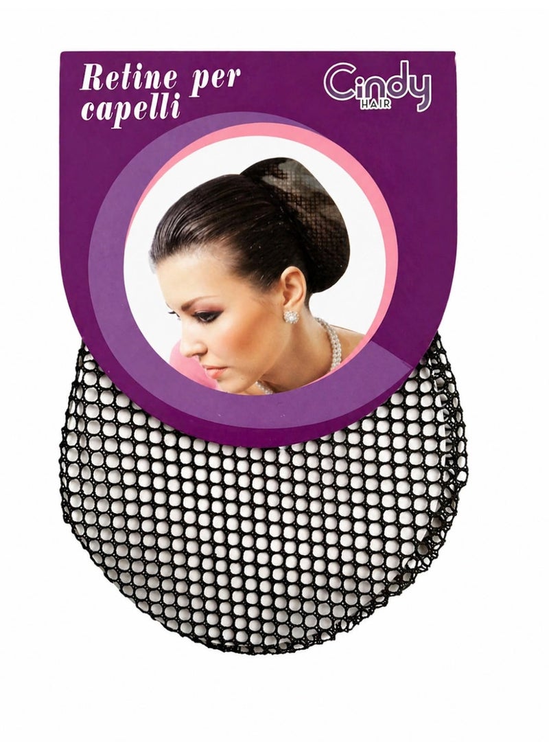 Elastic Hair Net for Buns, Fine Invisible Mesh Snood, Nylon, Universal Size, for Ballet, Food Service, and Professional Use - Image 4