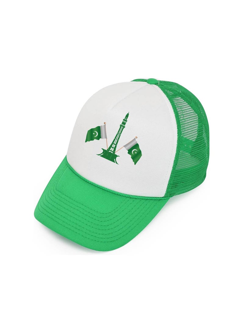 PRINTSHOP4ME Pakistan Independence Day Baseball Cap for Both Men and Women With Metal Adjustable Buckle Closure - Great Accessory for Sporting Events, Outdoor Activities, and Events - Image 1