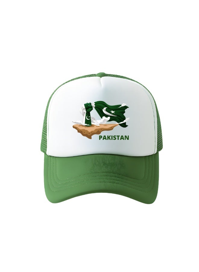 PRINTSHOP4ME Pakistan Independence Day Baseball Cap for Both Men and Women With Metal Adjustable Buckle Closure - Great Accessory for Sporting Events, Outdoor Activities, and Events - Image 1