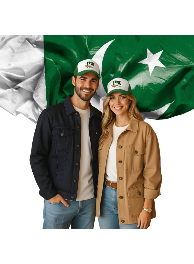 PRINTSHOP4ME Pakistan Independence Day Baseball Cap for Both Men and Women With Metal Adjustable Buckle Closure - Great Accessory for Sporting Events, Outdoor Activities, and Events - Image 2