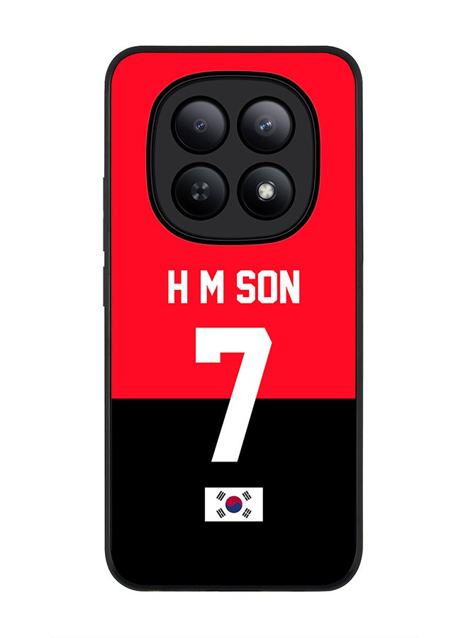 For Xiaomi Redmi Note 15 5G / Poco M8 Case,Slim fit Camera Protection, Shockproof Thin Phone cover  - Football - South Korea - H M Son