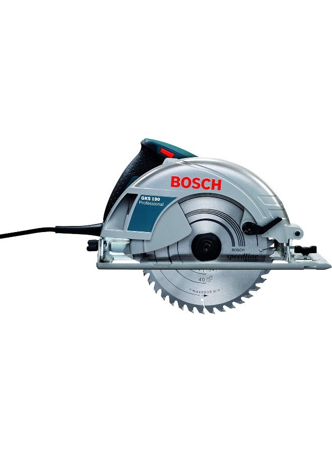 BOSCH Bosch 1400 Watt Professional Hand Held Circular Saw - Gks 190-0 601 623 071 - Image 1