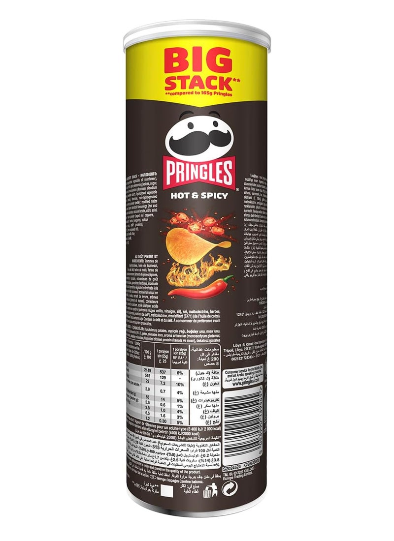 Pringles Hot & Spicy Chips 2 x 200g - Image 4