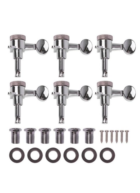 3R3L Guitar Tuner Peg with Lock String Tuning Locking Peg Replacement for Electric Acoustic Guitar