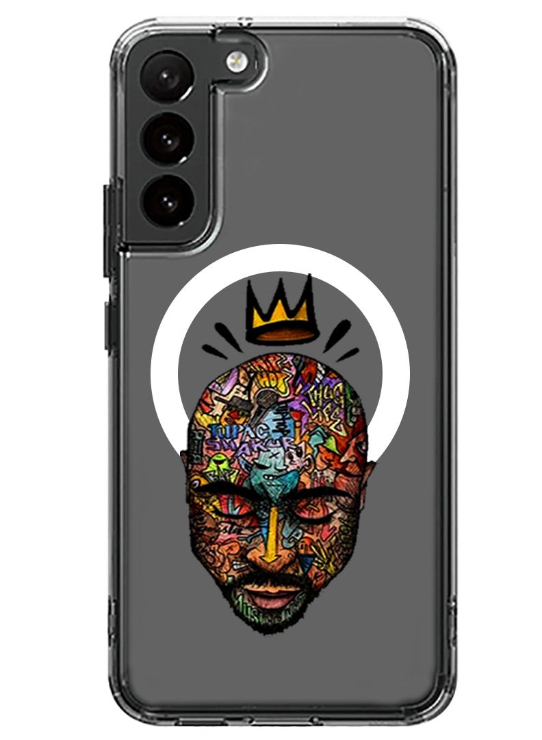 Theodor Magnetic Case for Samsung Galaxy S23 Plus 6.6-inch Compatible with MagSafe Wireless Charging, Shockproof Phone Bumper Cover Face copy - Image 1