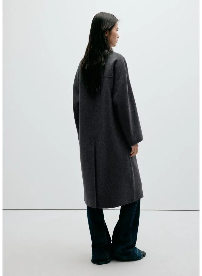Mango Handmade Oversized Wool Coat