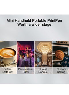 EVEBOT Mini Coffee Printer,Portable Edible Inkjet Pen,Food Printer,Logo and Pattern Print, Latte Art Printer for Coffee,Cake, Cookies,Bread,Macaron,Chocolate,DIY Decoration  - Image 5