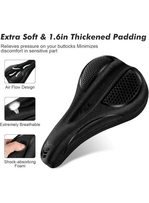 وسادة غطاء مقعد الدراجة - راحة فائقة لركوب مريح