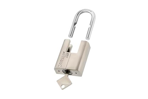 Zarker J45S keyed Padlock, Heavy Duty Stainless Steel Shackle Lock, 3 Keys, Waterproof and Rustproof Storage, Warehouses, Garage, Outdoors, 1-Pack - Image 2