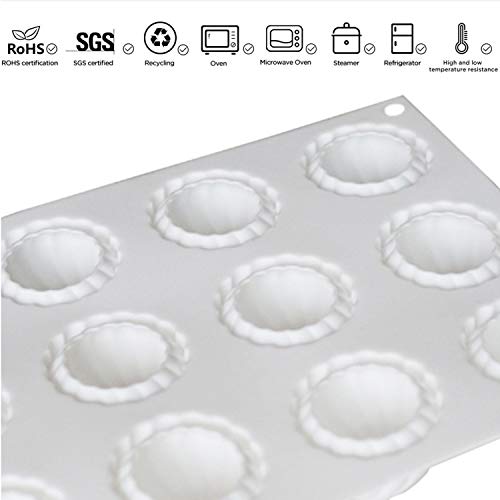 OCPO KITCHEN Russian Tale Silicone Mold for Baking Mousse Cake, Candy, Pastry, Chocolate, Cupcake, Jelly, Pudding, Cake Decoration Mold, 3D Russian Tale Shape (15-Cavity) - Image 4
