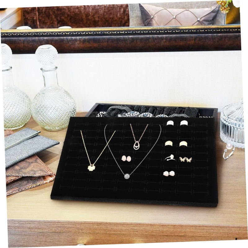 8pcs Jewelry Organizer Sponge Pads Stackable Display Cushions for Earrings and Rings Easy Access Storage - Image 5