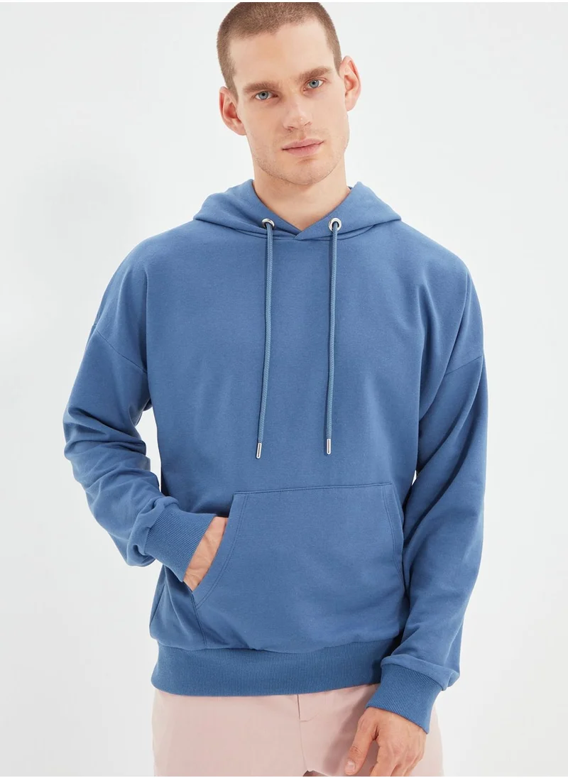 trendyol Back Print Hoodie