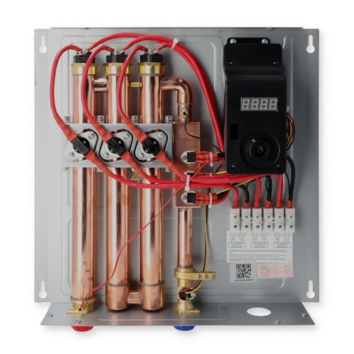 Ecosmart ECO 24 24 KW at 240-Volt Electric Tankless Water Heater with Patented Self Modulating Technology, 17 x 17 x 3.5 - Image 4