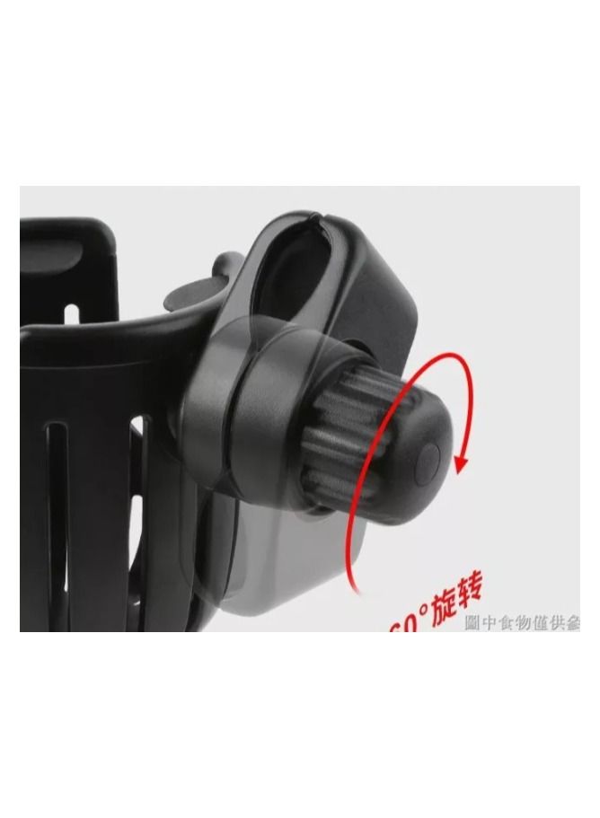 أكاليكس حامل أكواب لعربة الأطفال مع حامل هاتف ، حامل أكواب للدراجة ، 2 في 1 ، عالمي ، لعربة الأطفال ، الدراجة ، الكرسي المتحرك ، السكوتر - Image 2