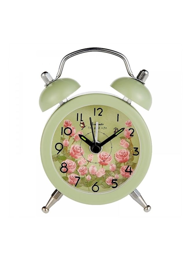 NIBEMINENT Round Belt Battery Mini Alarm Clock Multicolour - Image 1