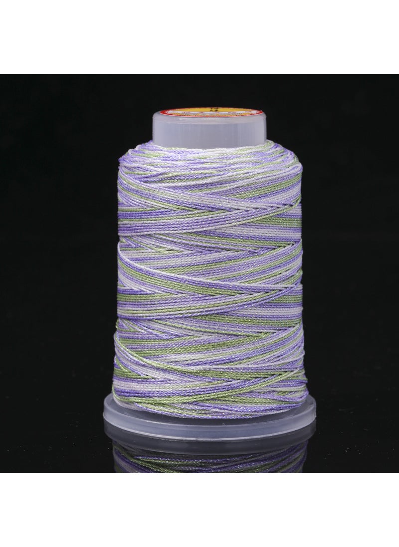 Generic - Starry Gradient Yarn Tassel Bracelet DIY Craft Necklace Supplies Purple sweet potato and taro paste - Image 1