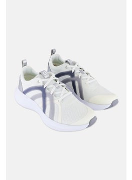 COLE HAAN Women Medium Zg City x Trainer Lace Up Shoes Cream/Grey  - Image 1