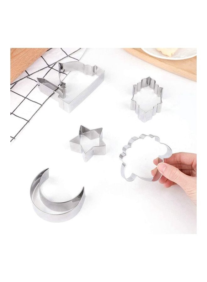 NIBEMINENT 7-Piece Cookie Mold Pink - Image 5