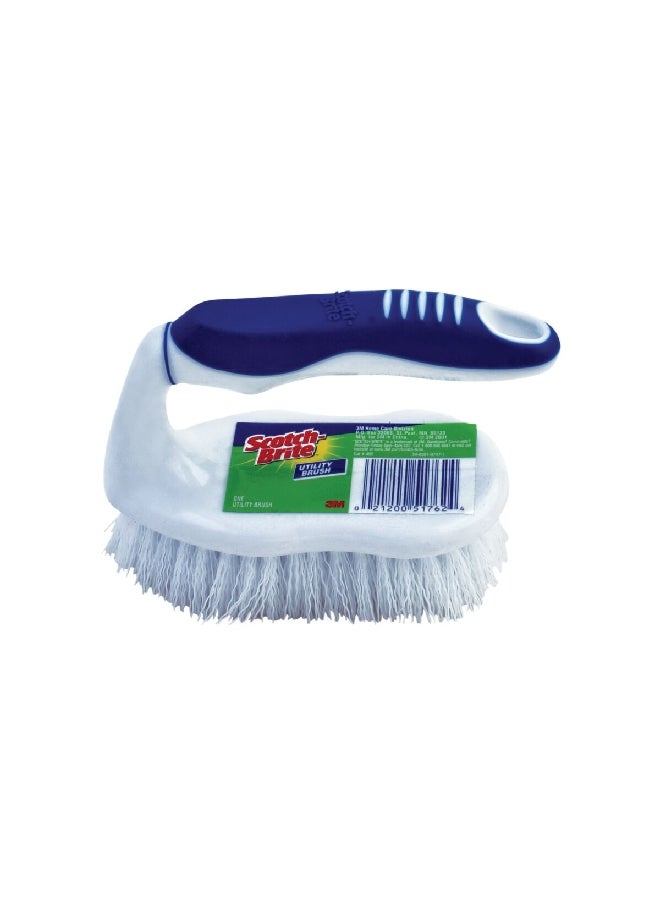 Scotch  All Purpose Utility Brush White and Blue 3.5inch 70007015186 / HK200002 - Image 1