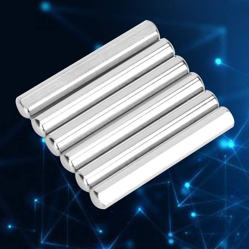 Stainless Steel Shaft Toy Car Gear Axle D Shaft Industrial Robot Parts 6pcs 40mm x 6mm High Strength Precision Ground for Robotics and DIY Projects - Image 3