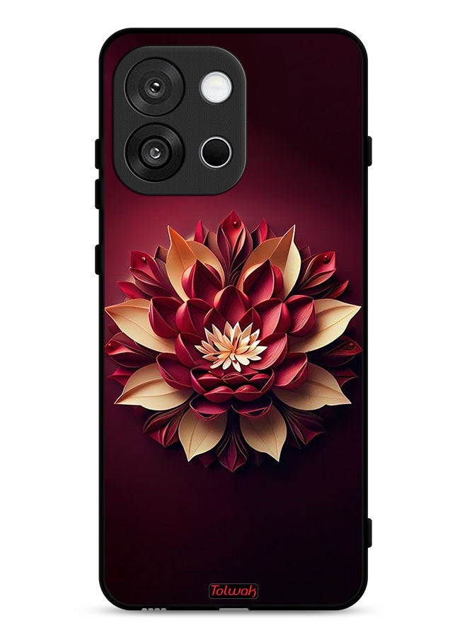 Tolwak OnePlus 13s Protective Case Cover Flower Abstract Design - Image 1