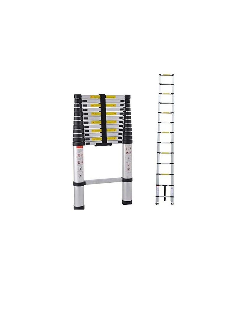 3.8m Telescopic Aluminum Folding Ladder  - Image 3