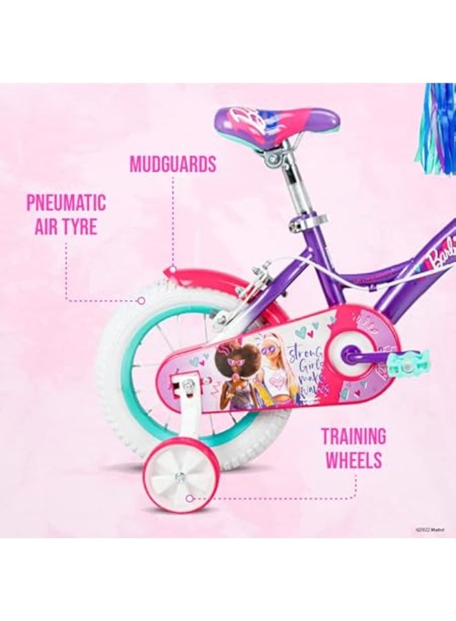 Spartan Spartan 16″ Barbie Girl Bicycle – Cute, Adjustable Kids’ Bike with Training Wheels  - Image 4