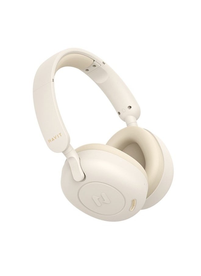 havit - Wireless Bluetooth Headset, -35dB Deep Noise Reduction, High-Fidelity Stereo, Support Wired/Wireless - Image 1