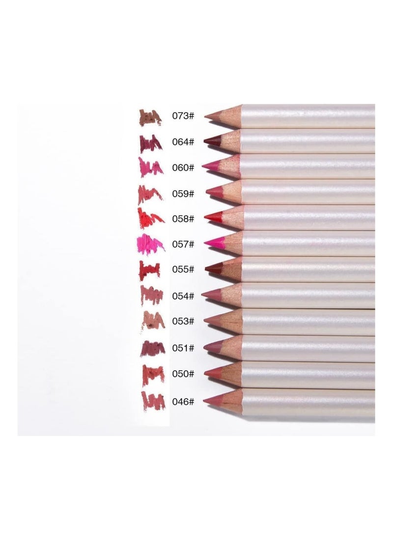 Mn Set Of 12 Lip Liner Pencils  Long Lasting  - Image 3
