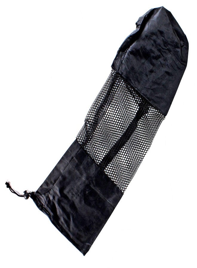 PE Yoga Gym Bag mat Carry Exercise mat Carrying Cover with Shoulder Strap - Black - Image 5
